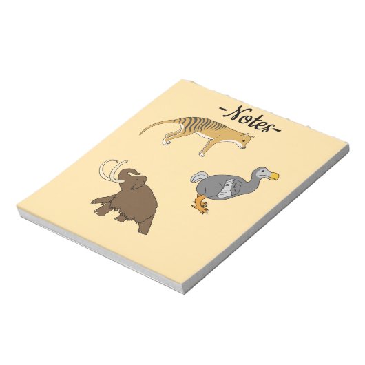 Extinct Animals  Notitieblok (Linkerzijde)