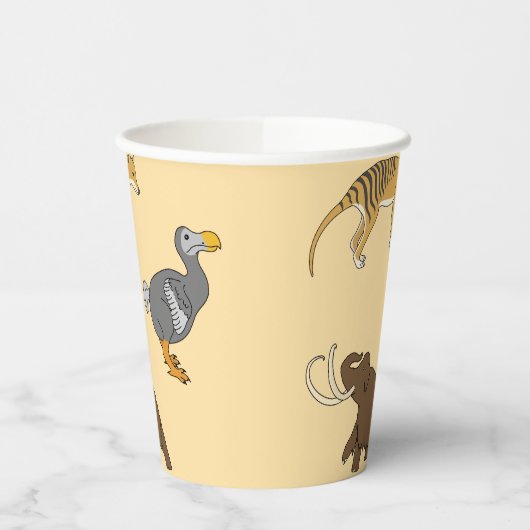Extinct Animals  Papieren Bekers (Links)