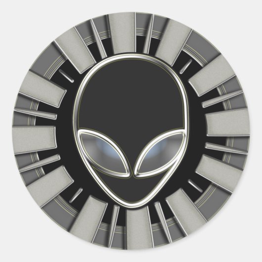 Extra aardse kop ronde sticker (Voorkant)