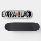 EXTRA BLACK Skateboard (Horizontaal)