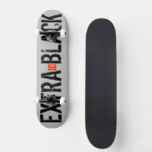 EXTRA BLACK Skateboard (Voorkant)