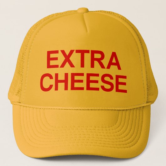 Extra Cheese Trucker Hat Pet (Voorkant)