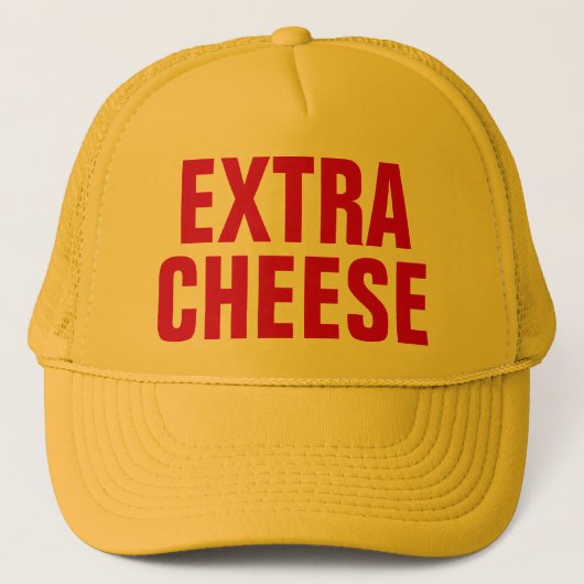 Extra Cheese Trucker Hat Pet (Voorkant)