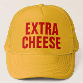 Extra Cheese Trucker Hat Trucker Pet (Voorkant)
