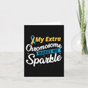 Extra chromosoom maakt me Sparkle Down syndroom Kaart