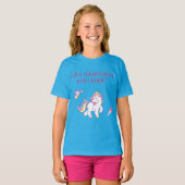 Extra chromosoom Magische Unicorn T-shirt (Voorkant volledig)