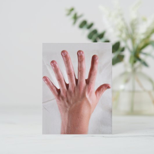 Extra cijfer briefkaart (Staand voorkant)