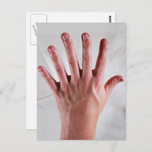 Extra cijfer briefkaart (Voorkant / Achterkant)