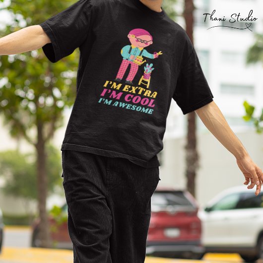 Extra Cool Geweldige Boy Down Syndrome Awareness D T-shirt