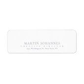 Extra creatieve elegante professionele kwaliteit etiket (Voorkant)