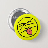 Extra Crispy Blech Face Logo pin (medium) Ronde Button 5,7 Cm (Voorkant /achterkant)