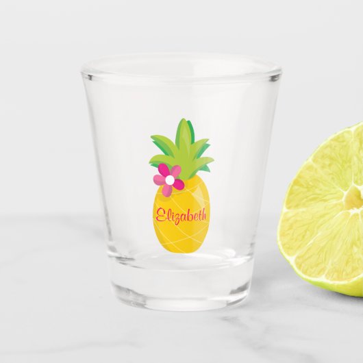 Extra Cute Pineappel Shot Glas (Voorkant)