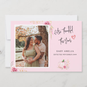 Extra dankbaar   Aankondiging Herfst Baby