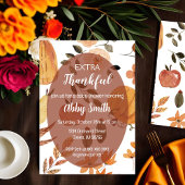 Extra dankbare Thanksgiving Douche uitnodigen Kaart