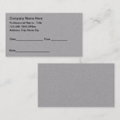 Extra dikke kwaliteit Kantoor Afspraakkaarten Afsprakenkaartje (Voorkant / Achterkant)