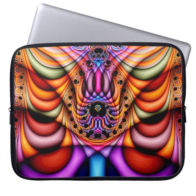Extra-dimensionale buizen V 1 laptophoes Laptop Sleeve (Voorkant)