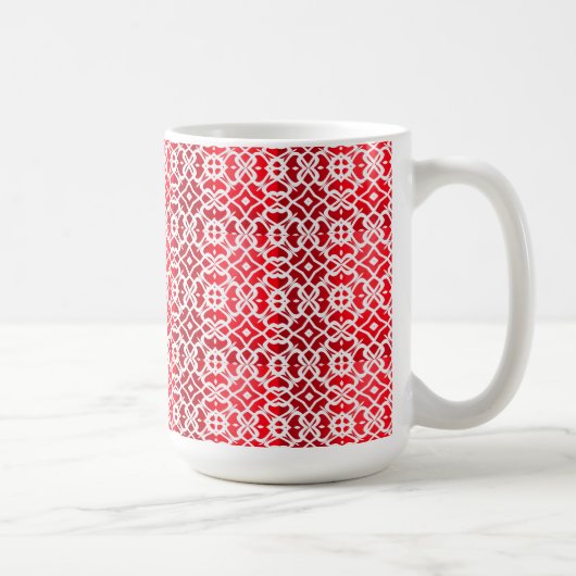 Extra Elegant Red Koffiemok (Rechts)