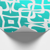 Extra elegante papierverwerking Blauw Cadeaupapier (Hoek)