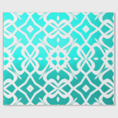 Extra elegante papierverwerking Blauw Cadeaupapier (Vlak)