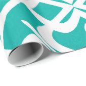 Extra elegante papierverwerking Blauw Cadeaupapier (Rol Hoek)