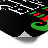 Extra Elf Family Matching Christmas Group Pajama M Poster (Hoek)