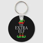 Extra Elf Family Matching Christmas Group Pajama M Sleutelhanger (Voorkant)