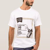 Extra Extra 100 Years of Black History Celebration T-shirt (Voorkant)