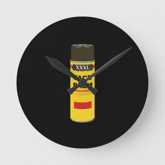 Extra Extra Extra Extra groot kan van het GEZICHT  Ronde Klok (Voorkant)
