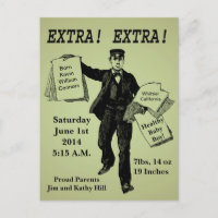 Extra! Extra!  krant Baby