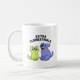 Extra Furrestrials Grappige Alien Furry Pet Pun Koffiemok