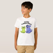 Extra Furrestrials Grappige Alien Furry Pet Pun T-shirt (Voorkant volledig)