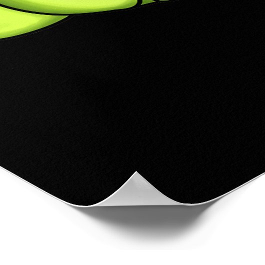 Extra Furrestrials Grappige Alien Furry Pun Dark B Poster (Hoek)