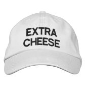 Extra geborduurd Pet op kaas (Voorkant)