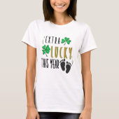 Extra geluk dit jaar - St. Patrick's Day T-shirt (Voorkant)