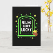 Extra Gelukkig Kaart (Gele Bloem)