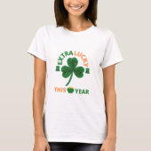 Extra gelukkige irish dit jaar grappige T-Shirt (Voorkant)