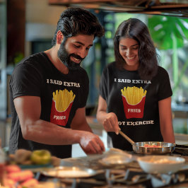 Extra groeven die geen Franse boten Unisex uitoefe T-shirt