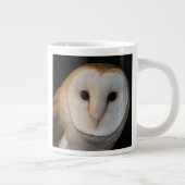 Extra groot, 20 oz. Witte Barn Owl Mok (Rechts)