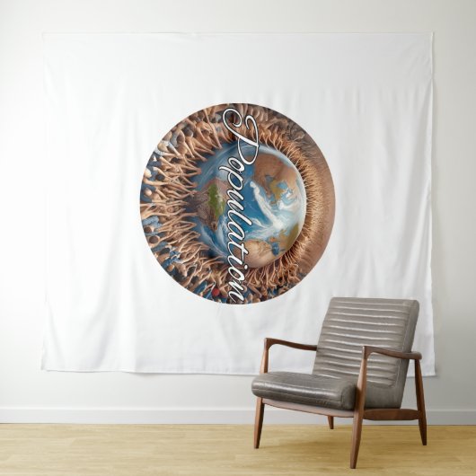 Extra groot (88 x 104 inch) wandkleed (In Situ (horizontaal))