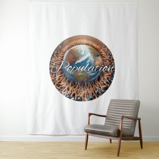 Extra groot (88 x 104 inch) wandkleed (In situ)