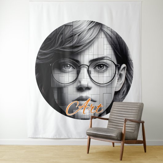 Extra groot (88 x 104 inch) wandkleed (In situ)