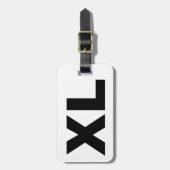 Extra groot bagagelabel (Voorkant verticaal)