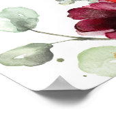 Extra groot blanco rooster voor pony's poster (Hoek)