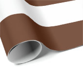 Extra groot bruin en wit stroperpapier cadeaupapier (Rol Hoek)