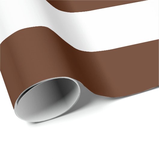 Extra groot bruin en wit stroperpapier cadeaupapier (Rol Hoek)