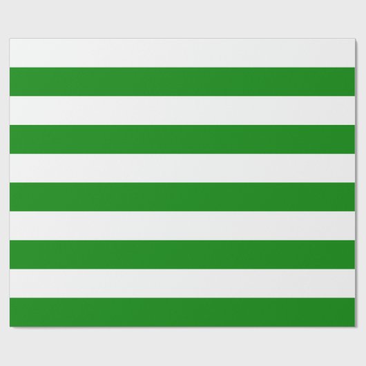 Extra groot groen- en witstrooppapier cadeaupapier (Vlak)