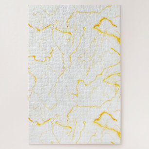 Extra groot hard elegant goud glitter wit marmer legpuzzel