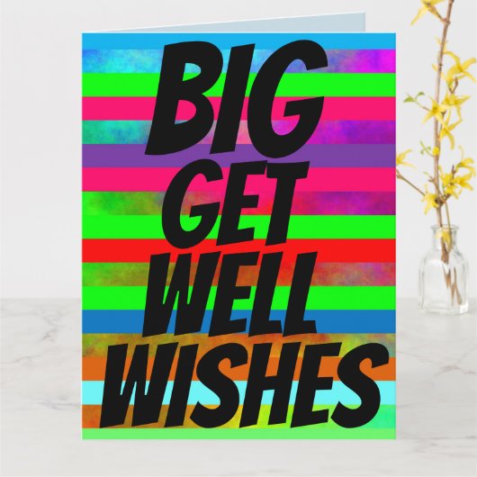 EXTRA GROOT HERSTEL REGENBOOG KAAART KAART (Gele Bloem)