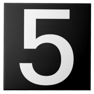 Extra groot huisnummer tegels 6 x 6 inch tegeltje