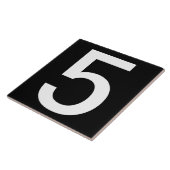 Extra groot huisnummer tegels 6 x 6 inch tegeltje (Zijkant)